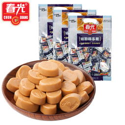 春光食品 海南特產 糖果 特制椰子糖 東郊椰林 椰子味 袋 228g 3